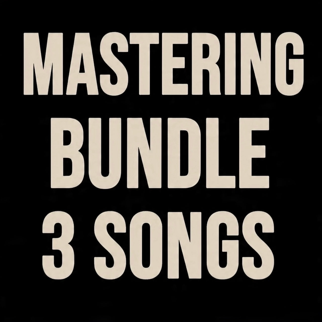 3 Song Mastering Bundle