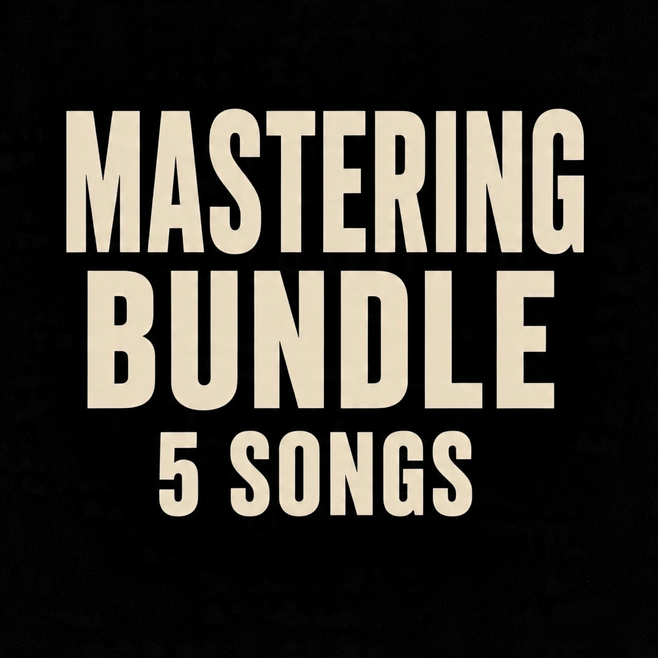 5 Song Mastering Bundle