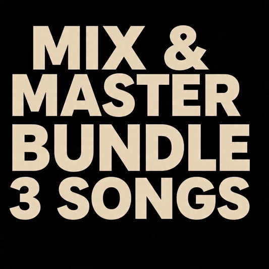 3 Song Mix & Master Bundle