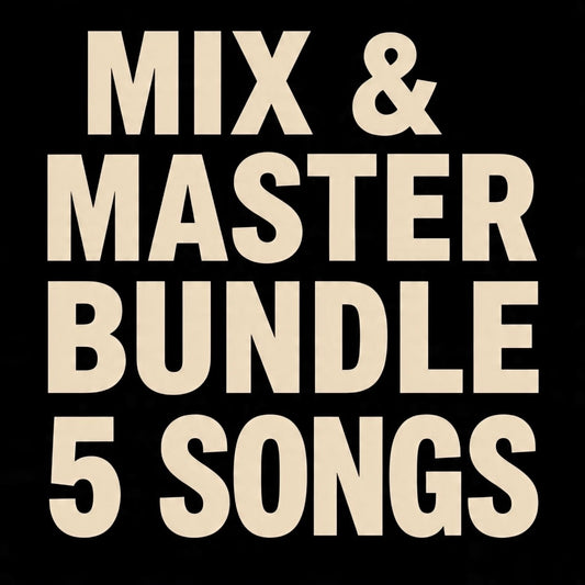 5 Song Mix & Master Bundle